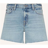 7 For All Mankind Shorts Mid blau