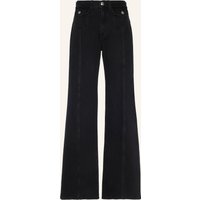 7 For All Mankind Jeans Lotta Wide Leg Fit schwarz