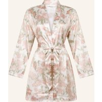 hunkemöller Hunkemöller Bademantel Floral Kimono weiss