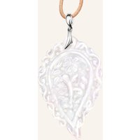 TAMARA COMOLLI Tamara Comolli Anhänger Pendant India Large Mother Of Pearl White Aus 18 Karat Weißgold Und Perlmutt silber