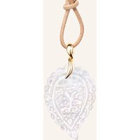TAMARA COMOLLI Tamara Comolli Anhänger Pendant India Medium Mother Of Pearl White Aus 18 Karat Gelbgold Und Perlmutt gold