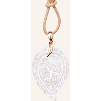 TAMARA COMOLLI Tamara Comolli Anhänger Pendant India Medium Mother Of Pearl White Aus 18 Karat Weißgold Und Perlmutt rosegold