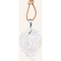 TAMARA COMOLLI Tamara Comolli Anhänger Pendant India Medium Mother Of Pearl White Aus 18 Karat Weißgold Und Perlmutt silber