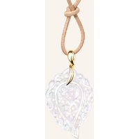 TAMARA COMOLLI Tamara Comolli Anhänger Pendant India Small Mother Of Pearl White Aus 18 Karat Gelbgold Und Perlmutt gold