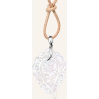 TAMARA COMOLLI Tamara Comolli Anhänger Pendant India Small Mother Of Pearl White Aus 18 Karat Weißgold Und Perlmutt silber