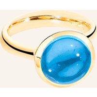 TAMARA COMOLLI Tamara Comolli Ring Ring Bouton Large Swiss Topaz Aus 18k Gelbgold Mit Swiss Topas gold