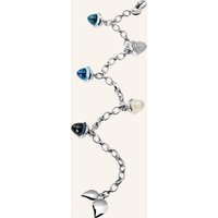 TAMARA COMOLLI Tamara Comolli Armband Bracelet Mikado Flamenco Charm 'Ocean' With Diamond Pavé Ocean Mit Diamond Pavé silber