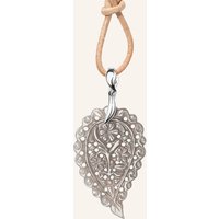 TAMARA COMOLLI Tamara Comolli Anhänger Pendant India Medium Grey Chalcedony Aus 18 Karat Weißgold Und Grauem Chalcedon silber