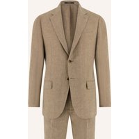 BOGGI MILANO Anzug Regular Fit beige