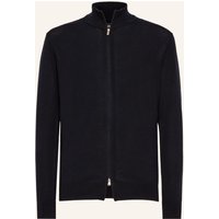 BOGGI MILANO Strickjacke blau