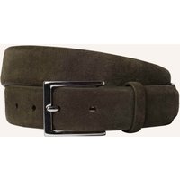 Hackett London Hackett London Gürtel Suede Feather Edge gruen