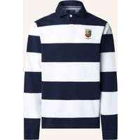 Hackett London Hackett London Poloshirt Heritage Lrc Str Rb Ls weiss