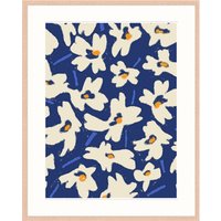 Liv Corday Liv Corday Wandbild Fliegende Blumen Mit Rahmen braun