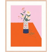 Liv Corday Liv Corday Wandbild Vase Mit Blumen Mit Rahmen braun