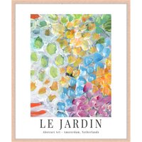 Liv Corday Liv Corday Wandbild Garten Mit Rahmen braun