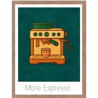 Liv Corday Liv Corday Wandbild Mehr Espresso Mit Rahmen braun
