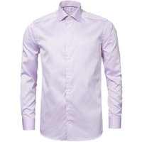 Eton Eton Signature-Twill-Hemd Contemporary Fit lila
