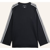 Y-3 Y-3 Y-3 3-Streifen Longsleeve schwarz