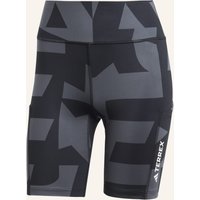 adidas Terrex Tights Terrex Multi 8inch Printed grau