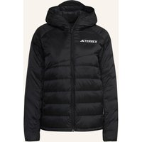 adidas Terrex Terrex Xperior Climawarm+ Daunenjacke, Kapuze schwarz