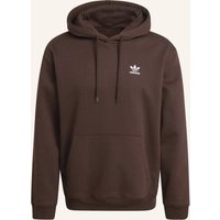 adidas Originals Trefoil Essentials Hoodie, Locker Geschnitten braun