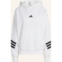 Adidas Future Icons 3-Streifen Hoodie weiss