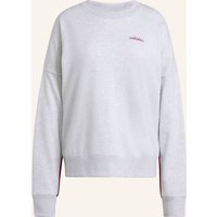 Adidas Seasonal Essentials Colorpop Sweatshirt Mit Aufgestickter Grafik grau