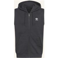 adidas Originals Trefoil Essentials Hoodie Ohne Ärmel schwarz
