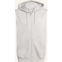 adidas Originals Trefoil Essentials Hoodie Ohne Ärmel grau