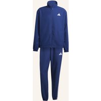 Adidas 3-Streifen Woven Trainingsanzug blau