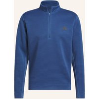 Adidas ultimate365 Dwr Textured Quarter Zip Pullover blau