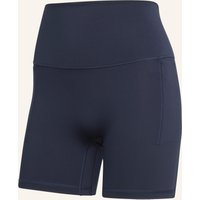 Adidas 3-Streifen Studio All Me Booty Leggings, Kurz blau