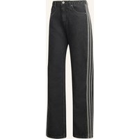 adidas Originals FIREBIRD JEANSHOSE MIT MITTELHOHEM BUND, GERADE GESCHNITTEN