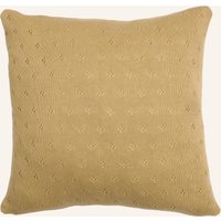 ESSENZA Essenza Dekokissen Knitted Ajour gelb