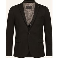 ZUITABLE Zuitable Anzugssakko Dinorris Slim Fit Aus Jersey schwarz