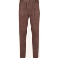 ZUITABLE Zuitable Anzughose Dispartaflex Slim Fit Aus Jersey braun