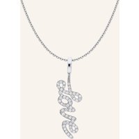 CADA Kette Tiny Love Writing silber
