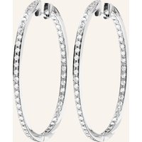 CADA Cada Creolen Large Hoops silber