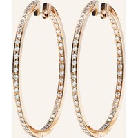 CADA Cada Creolen Large Hoops rosegold