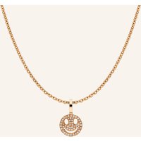 CADA Cada Kette Tiny Smiling Face rosegold