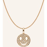 CADA Kette Mini Smiling Face rosegold