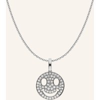 CADA Kette Mini Smiling Face silber