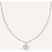 VEYNOU Veynou Halskette Aus 14 Karat Weißgold Und 0,16ct. Diamanten silber