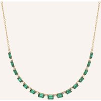 VEYNOU Veynou Halskette Beyond Eden Aus 14 Karat Gelbgold Und 17,0ct. Smaragden Und 6,0ct. Diamanten gold