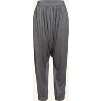 Helene Galwas Helene Galwas Sarouel Hose Aus Seidenjersey Ingrid grau
