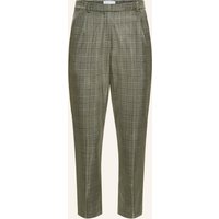 Helene Galwas Helene Galwas Locker Geschnittene Bundfaltenhose Caro gold