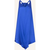 Helene Galwas Helene Galwas Trägerkleid Aus Fließender Satinseide Ilka blau