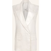 Helene Galwas Helene Galwas Oversized-Weste Aus Festem Lyocell Ivy weiss
