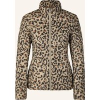 JOTT Jott Lightweight-Daunenjacke Cha Print beige