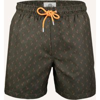 GEBAUER & GEBAUER Badeshorts Flamingo gruen